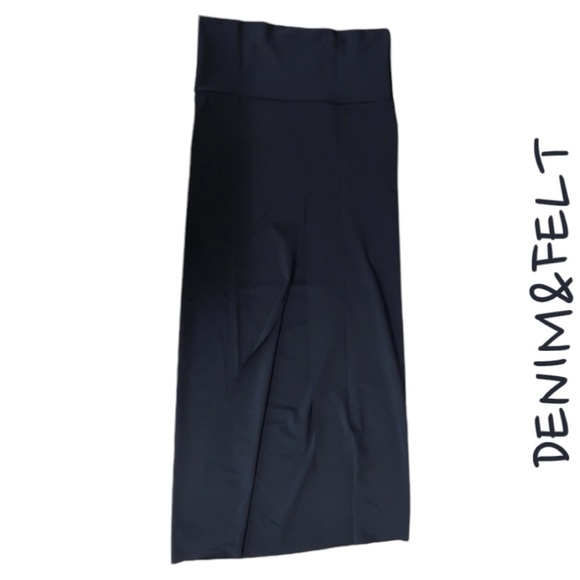 SKIMS Swim Shaping Long Maxi Skirt w/ Slit | Color: Gunmetal | NEW/NWT!! 🩶🩶🩶 - Picture 13 of 14